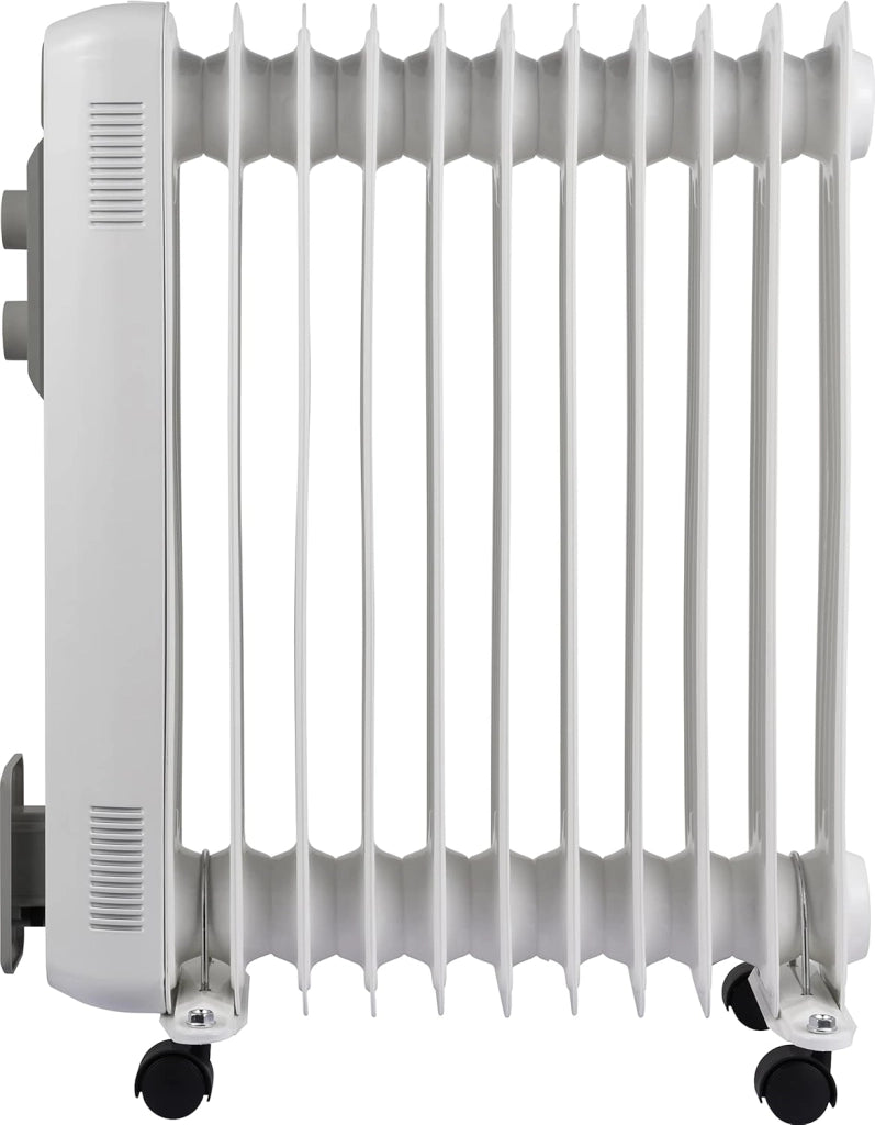 Bimar HO431 Termosifone Elettrico, Radiatore ad olio Basso a Consumo, Calorifero ad olio con 11 Elementi e 5 Canali di Circolazione