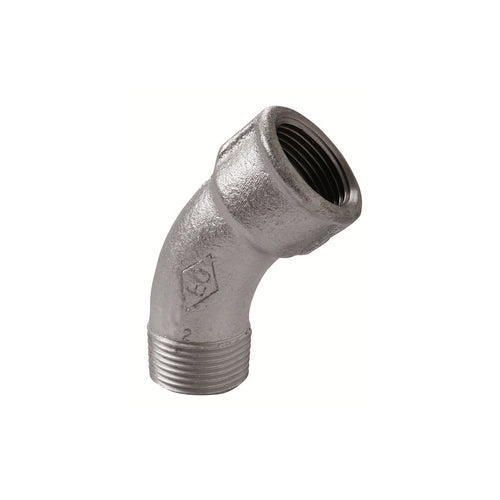 CURVA LUNGA MF 45  ° ZINCATA- 11/2- ATUSA- pezzi 1