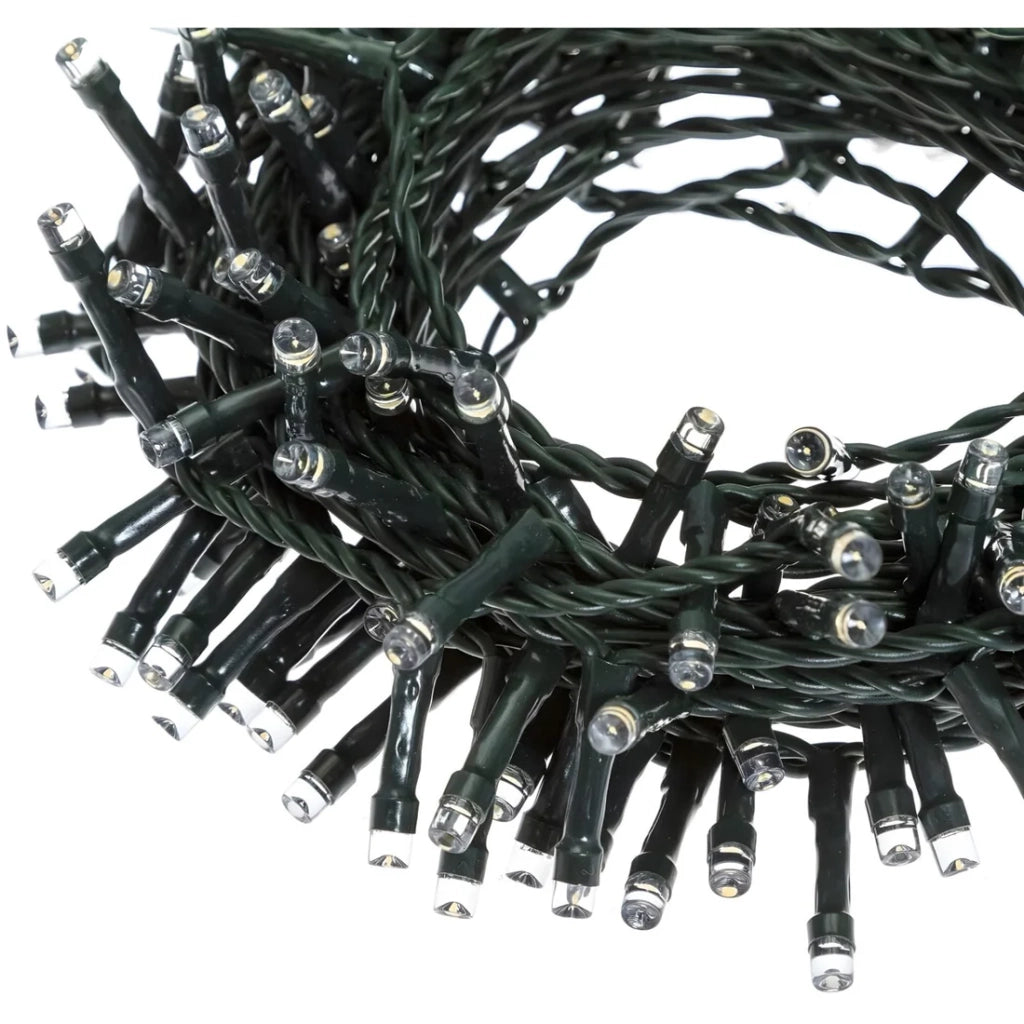 LUCI DI NATALE A LED 180LED MULTICOLOR INTERNO ESTERNO IP44 8 GIOCHI DI LUCI CON MEMORIA