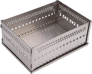 Sostegno per Pietre Sauna con Capacità 50 Kg - Acciaio Inossidabile - Cassetta di Legna - Box per Vuur di Legna - Montaggio Facile - Alta Conduttività Termica - Cassa per Pietre Sauna