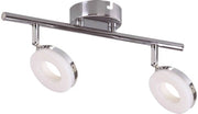 Plafoniera Candellux Thema LED 10W cromo orientabile 27 cm