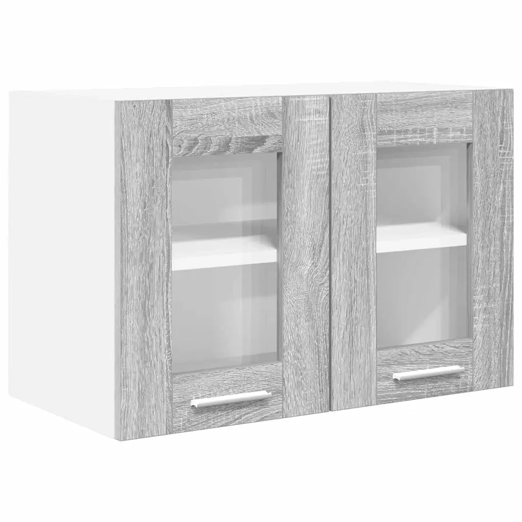 Armadio pensile con porta 2 pcs Grigio Sonoma 60 x 31 x 40 cm 884221