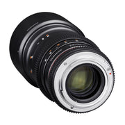 135/2.2 Lens Video DSLR Canon EF obiettivo video con messa a fuoco manuale 0.8 gear, teleobiettivo a specchio nero