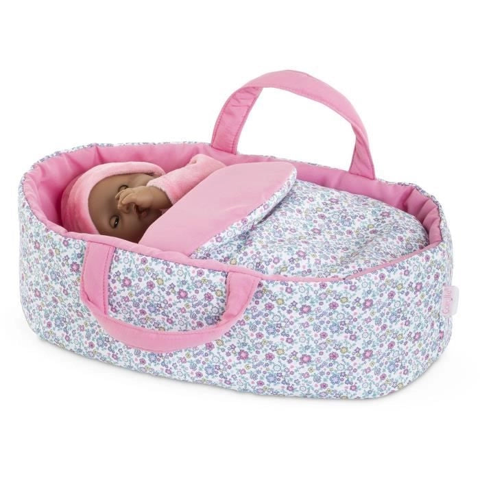 Accessori per bambole - COROLLE - Culla floreale - per bambola 30 cm - da 18 mesi