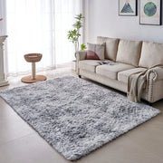 Tapijt Moderno Pluizig per Woonkamer, Soglia Alta, Stile Gangloper, Colori Vari, Telaio Batik per Decorazione di Casa, Dimensioni 120 x 160 cm