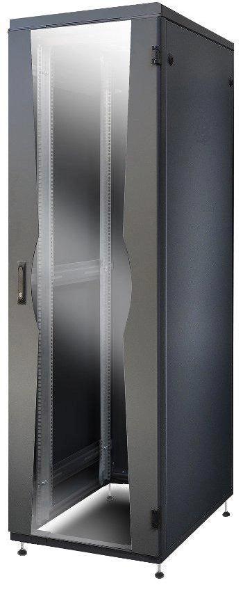 Armadio NetRack 19'' 600x600 33 Unità Nero da Assemblare