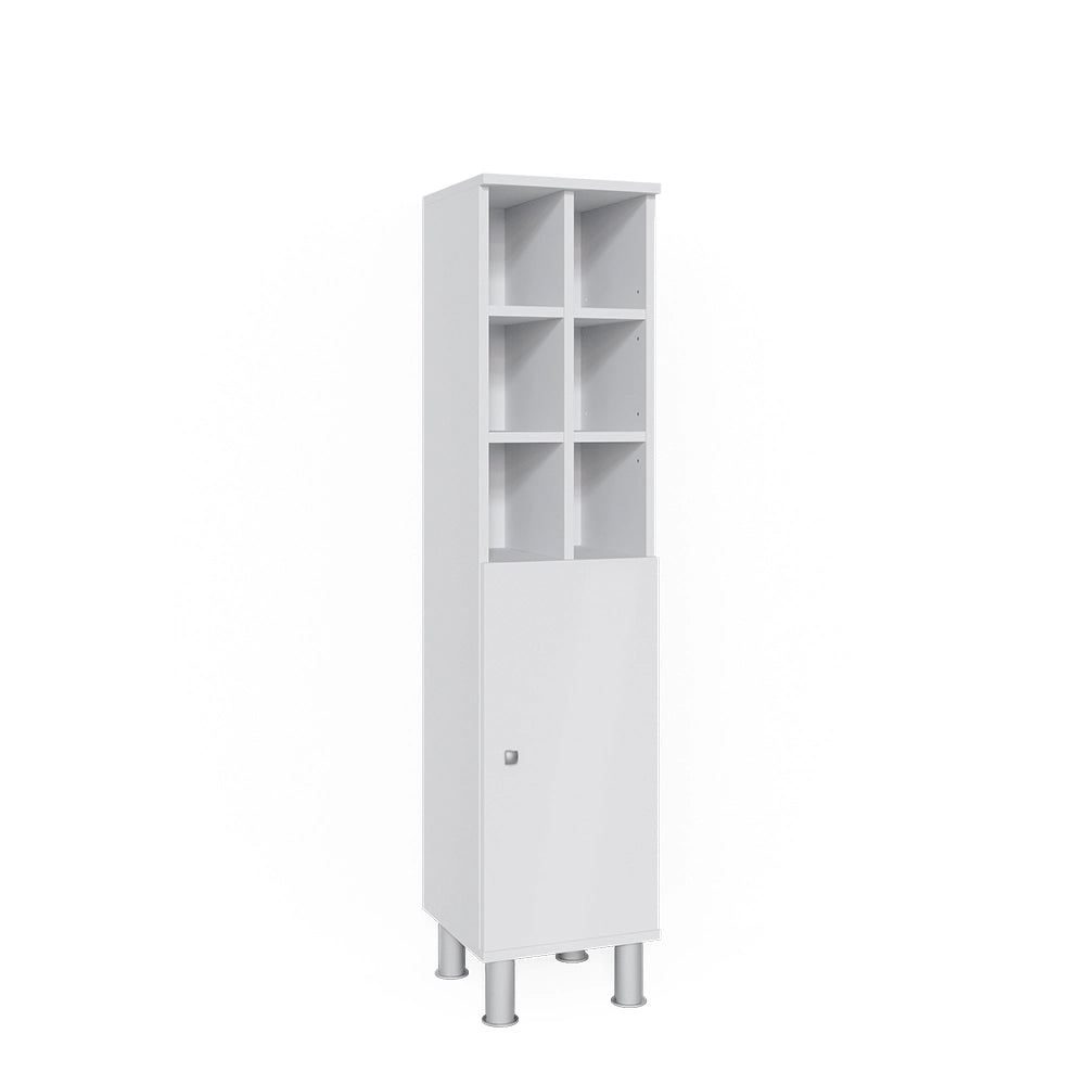 Mobiletto bagno Fynn Bianco 30 x 130.6 cm porta grande Vicco