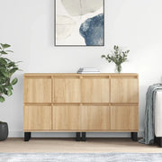 Credenze 2 pz Rovere Sonoma in Legno Multistrato 3190184