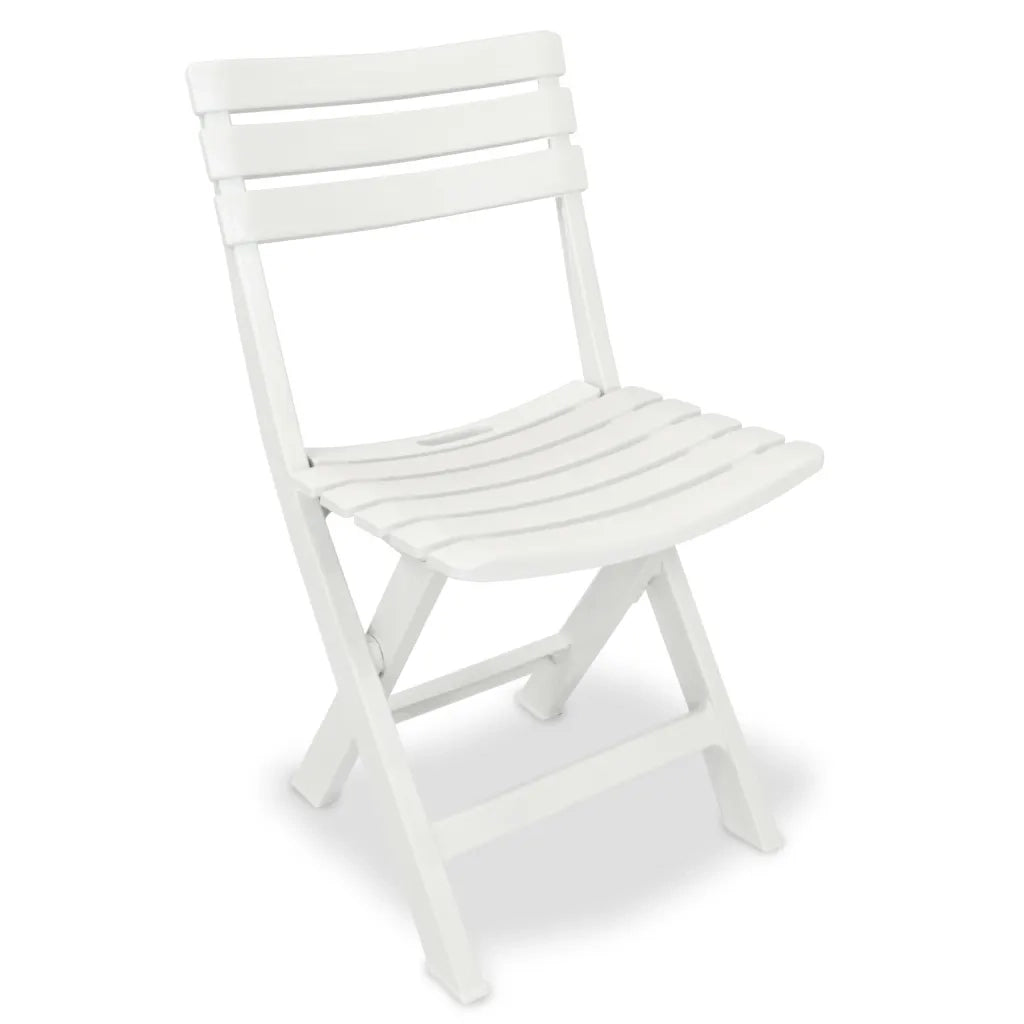 Set da Bistrot 3 pz | Set Salotto da Giardino in Plastica Bianco