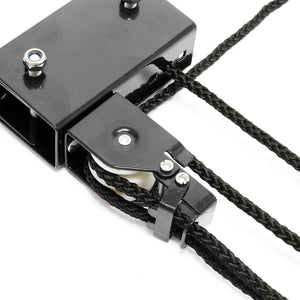 Sollevatore a soffitto per bici, canoe e kayak fino a 45 kg Supporto con gancio e carrucola