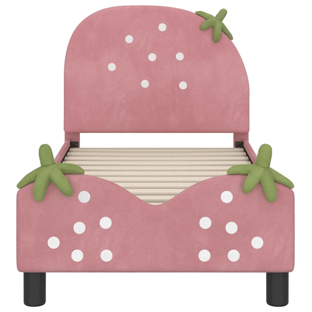 Struttura letto per bambini con testata-Giroletto per bambini Rosa 70 x 140 cm 148761