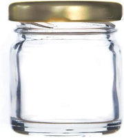 Sottobicchieri da colazione in vetro con coperchio dorato - 100 pezzi - 41 ml - Ideali per regali e doni di nozze