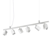 Lampada A Sospensione Dynamite 6 Luci Gu10 Bianca