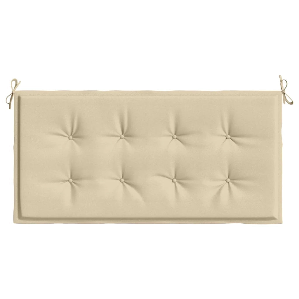Cuscino per Panca Beige 100x50x4 cm in Tessuto Oxford