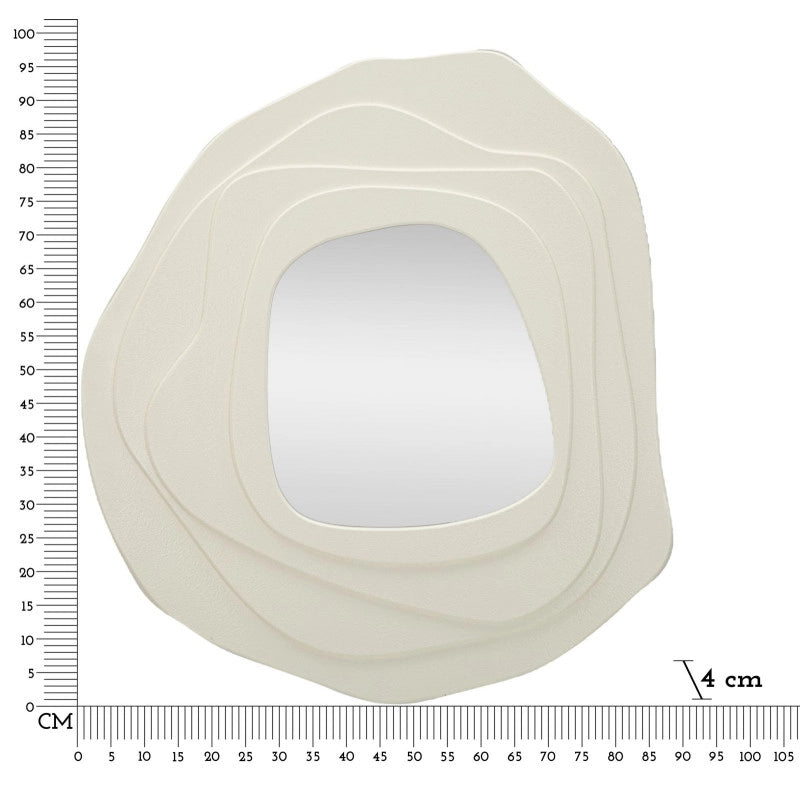 Specchio Da Muro Dalia Bianco cm 90x4x97
