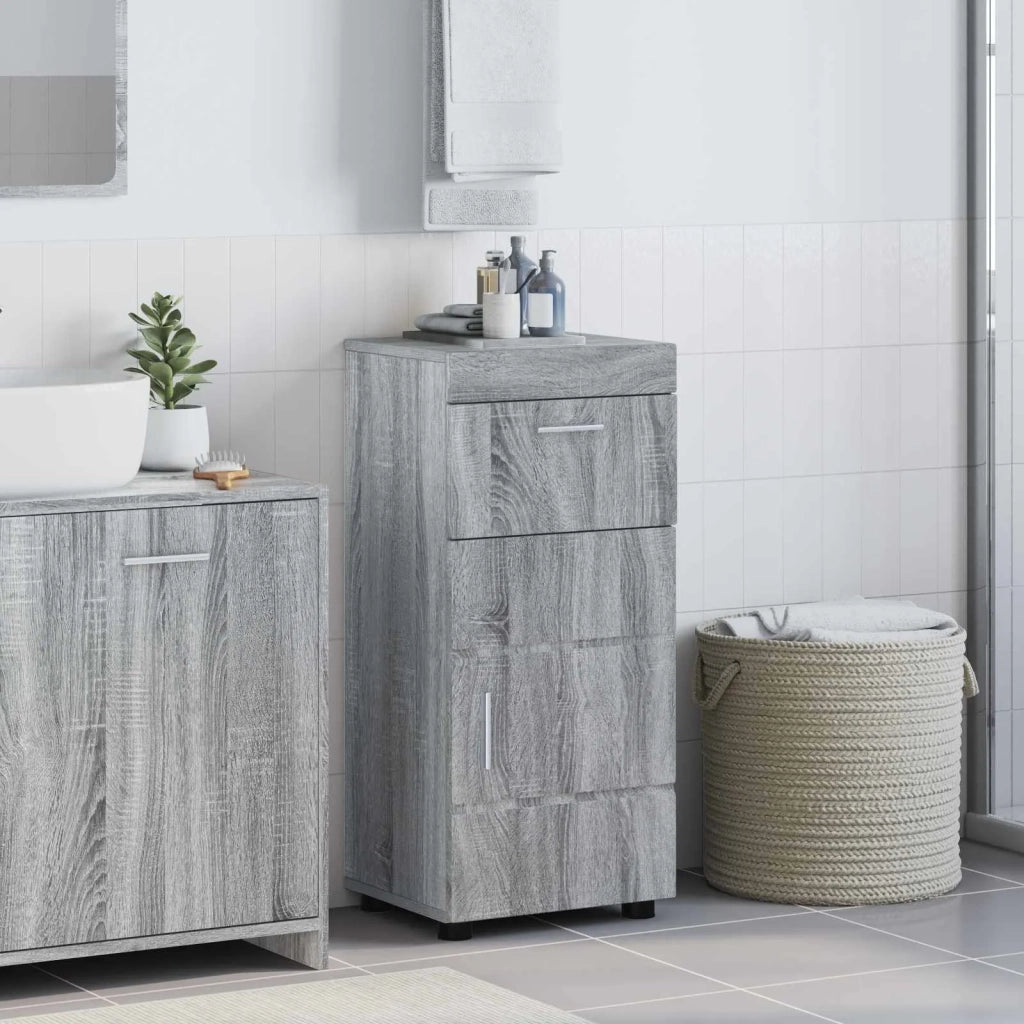 Set di Armadi da Bagno TULUM Grigio Sonoma 37 x 31,5 x 82 cm 880347