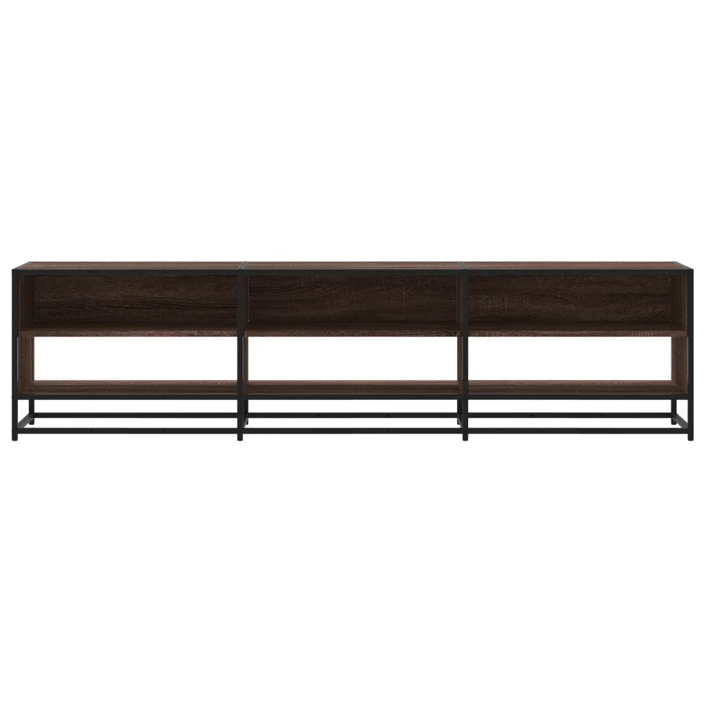 Mobile Porta TV Rovere Marrone 180x40x46 cm Legno Multistrato