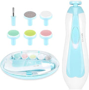 Vijilatrice elettrica per bambini - 8 in 1 cura unghie - blu