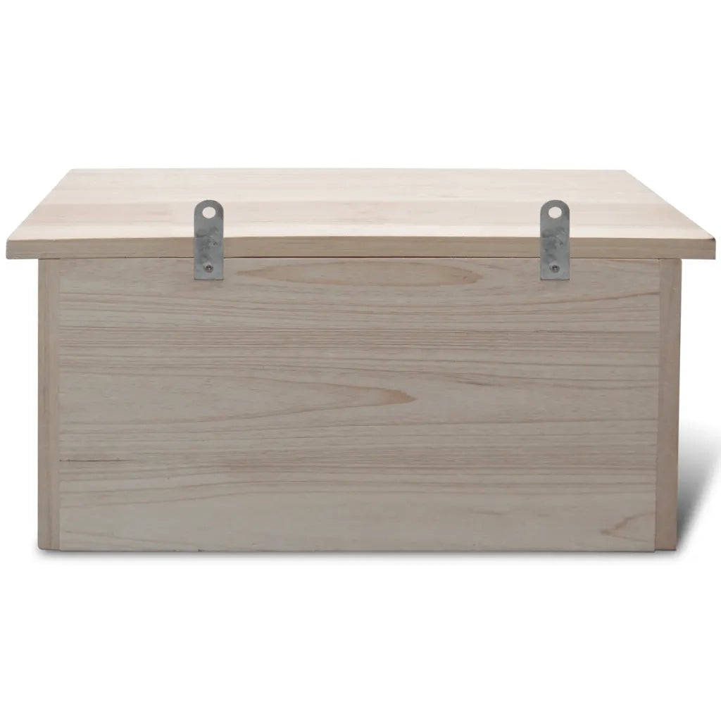 Casette per gli Uccelli 2 pz in Legno 44x15,5x21,5 cm 276008
