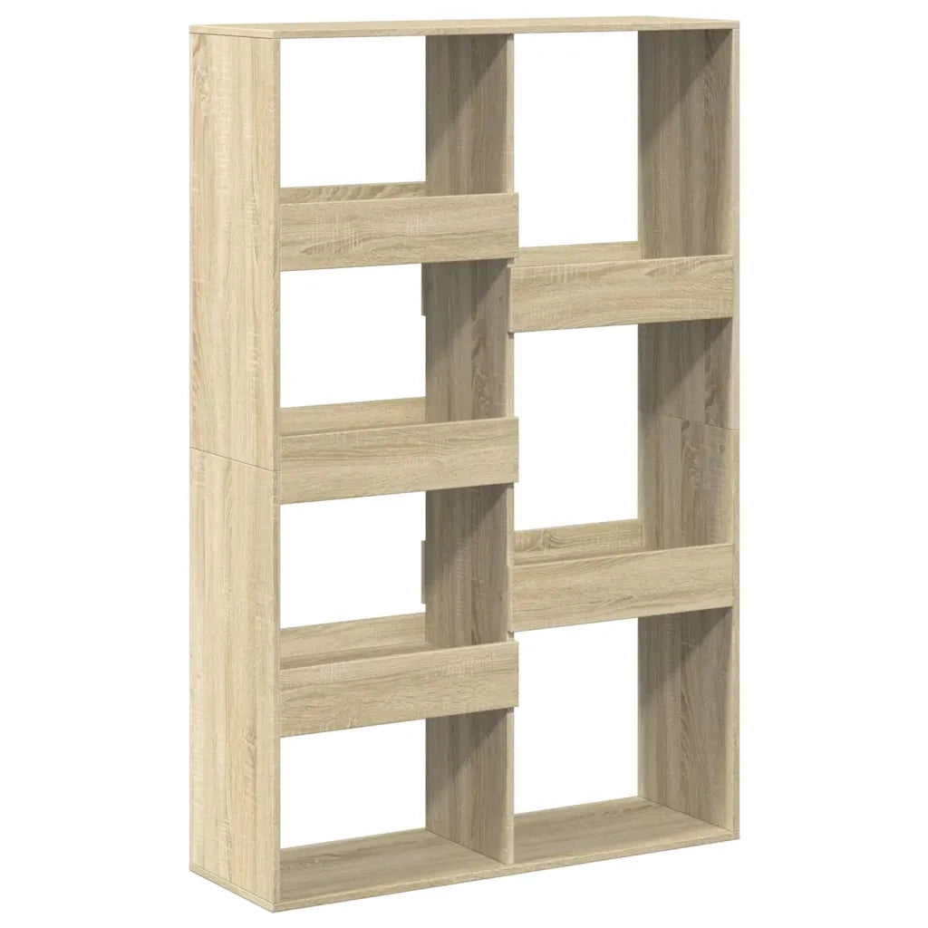 Libreria-Scaffale per Libri-Mobile di Stoccaggio Rovere Sonoma 100x33x155,5 cm in Legno Multistrato