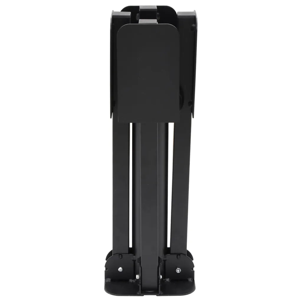 Base Pieghevole Ombrellone Palo Ã˜38/48 mm Nero Lucido Acciaio
