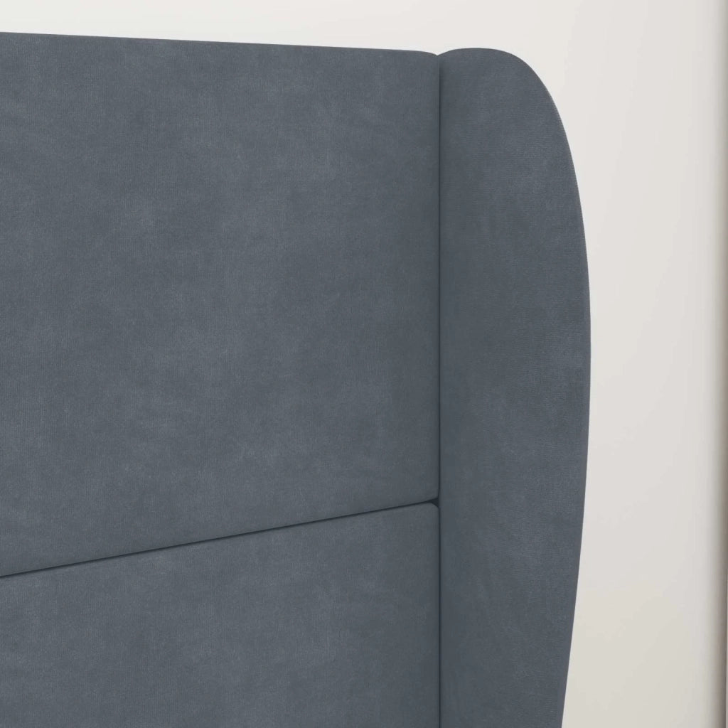 Orecchia della Testata Grigio Sfumato 80 x 23 x 6 cm Velluto CFW6471017