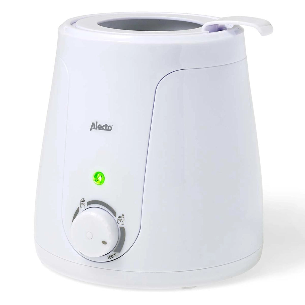 Scaldabiberon omogeneo con indicatore LED Modello BW-70 Bianco Alecto
