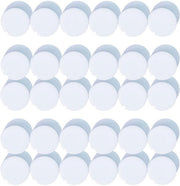 Magnetici per lavagne, forti magneti per frigoriferi, mini magneti, piccoli magneti per lavagne bianche, magneti rotondi colorati, forte aderenza, magneti per lavagne, scuole (30 pezzi, bianchi)