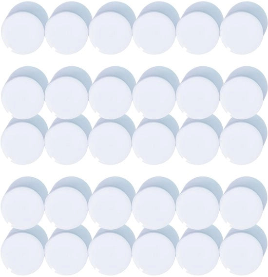 Magnetici per lavagne, forti magneti per frigoriferi, mini magneti, piccoli magneti per lavagne bianche, magneti rotondi colorati, forte aderenza, magneti per lavagne, scuole (30 pezzi, bianchi)