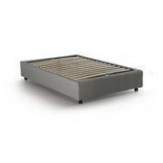 Asid, Letto Piazza e Mezza Sfoderabile Made in Italy, Grigio