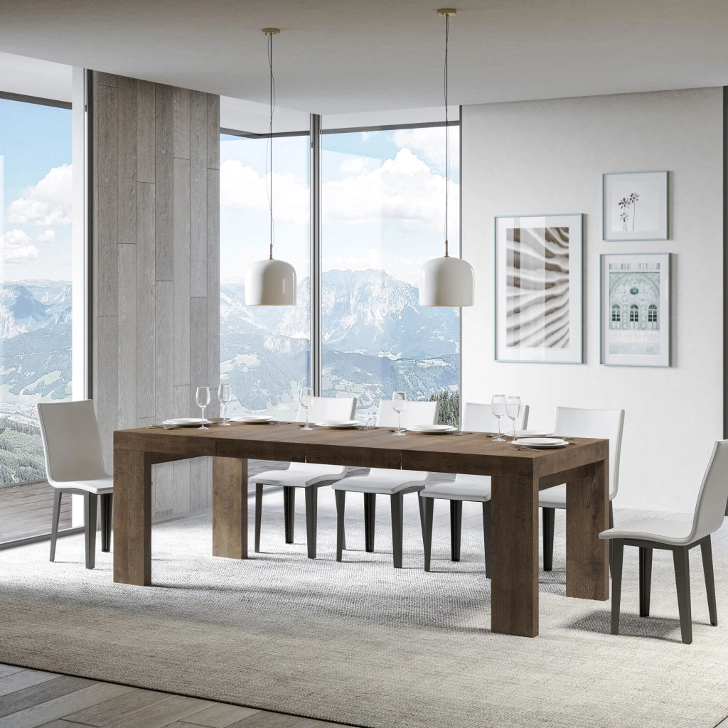 Tavolo allungabile 90x120/224 cm Roxel Premium Noce