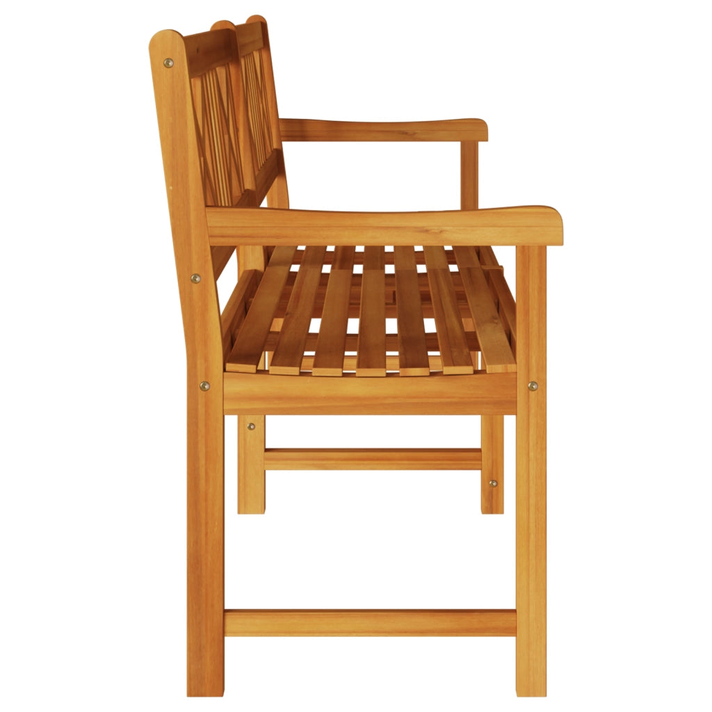 Panchina da giardino 220x56x90 cm Legno massello di acacia