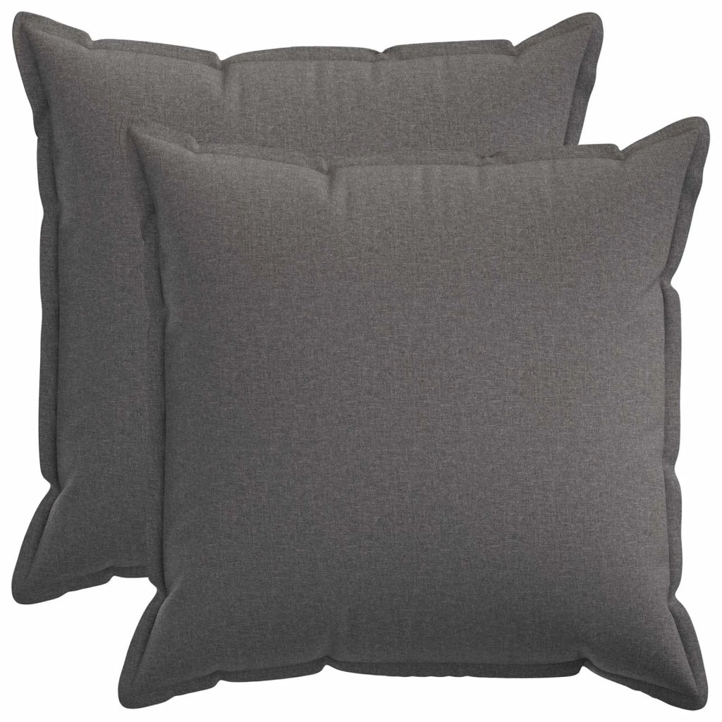 Federa 2 pz HOUTEN Grigio Chiaro 65 x 65 cm Lino 920935