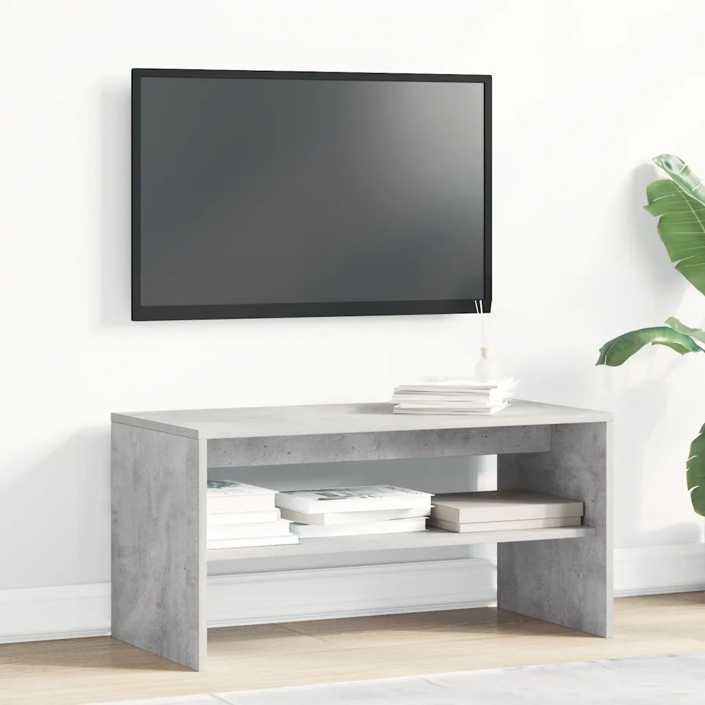 Mobile Porta TV Grigio Cemento 80x40x40 cm in Legno Multistrato 859112