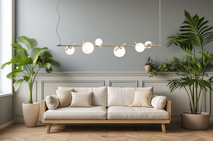 Lampada APP1664-6CP Gold