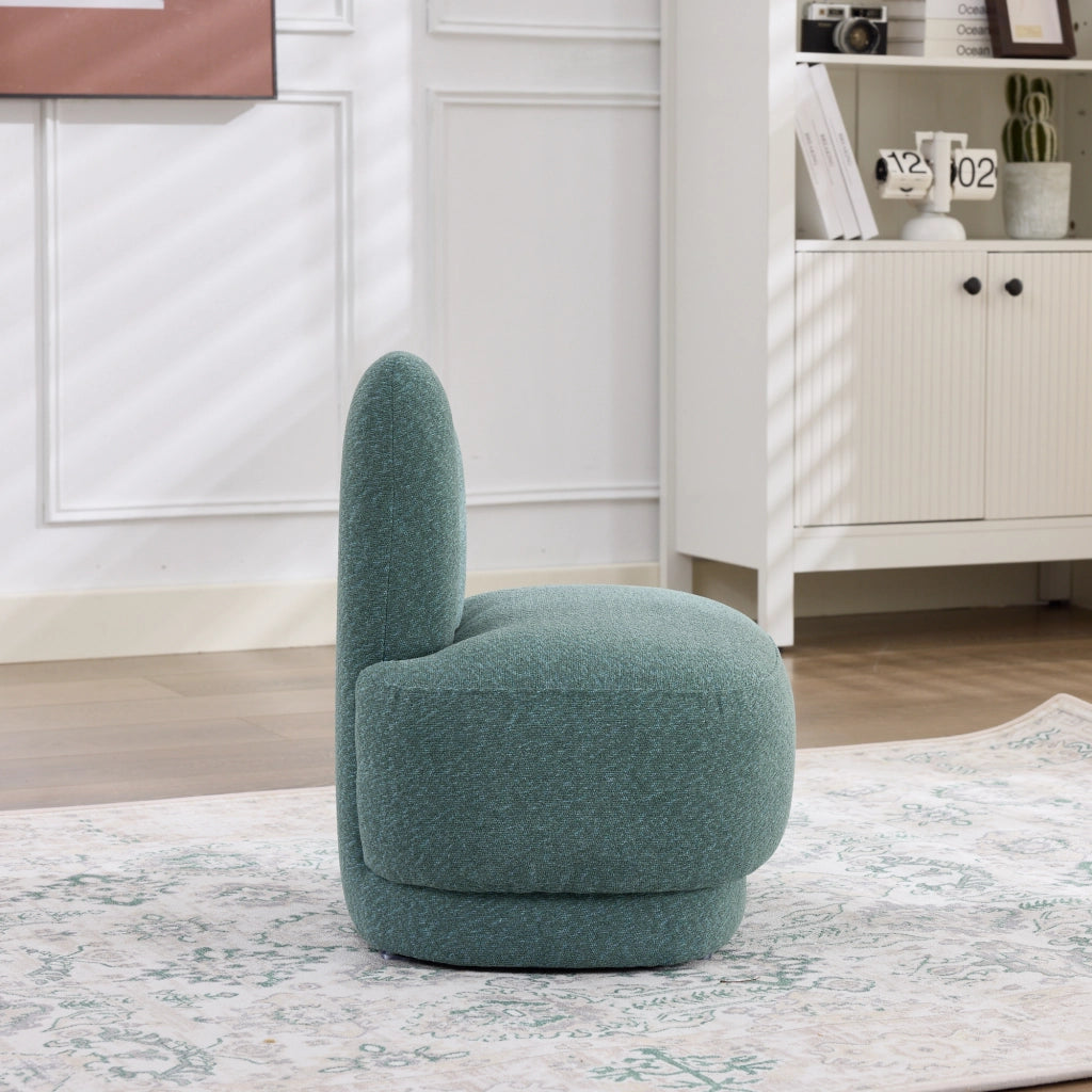 POUF A Forma di Coniglio Imbottito Verde in Tessuto, 6,2 kg