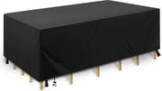 Ombrellone per giardino - Impermeabile e resistente ai raggi UV - 1 pezzo - Nero - 210D Oxford
