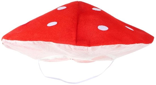 Cappello da Festa con Fungo Amichevole - Cappelli da Festa - Copricapo - Compleanno - Cosplay - Tessuto Comodo - Cappello a Fungo