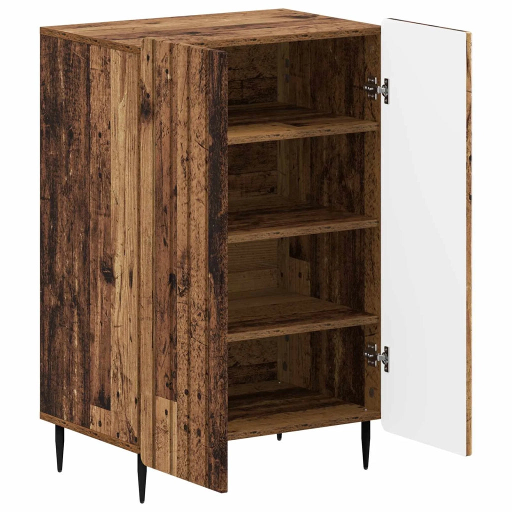Mobile per scarpe ZWOLLE 59,5 x 39,5 x 91,5 cm Legno antico 896433