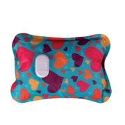Borsa Calda Ricaricabile Cuori Colorati