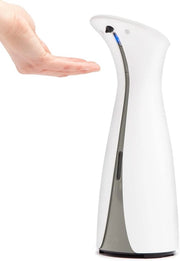Dispensatore automatico di sapone e gel per mani 250ml - Bianco/Grigio