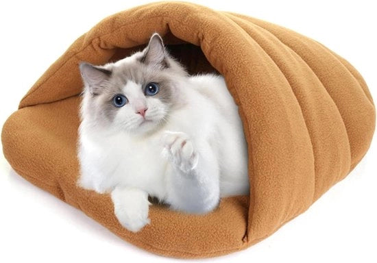 Letto Comfortevole per Gatti - Rifugio Caldo per Animali di Compagnia - Cuscino di Piuma per Cani e Gatti.