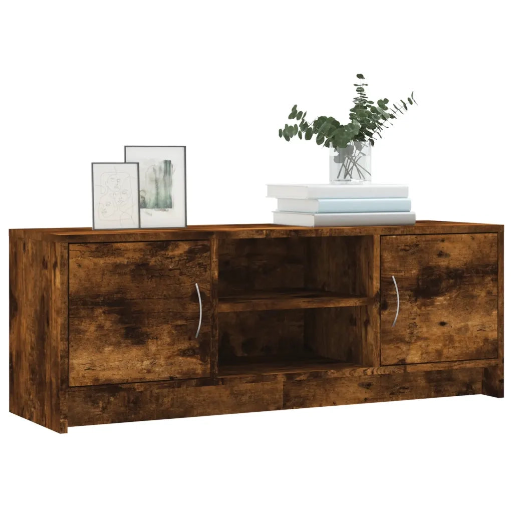 Mobile TV | Armadietto TV | Mobile Porta TV Rovere Fumo 102x30x37,5 cm in Legno Multistrato