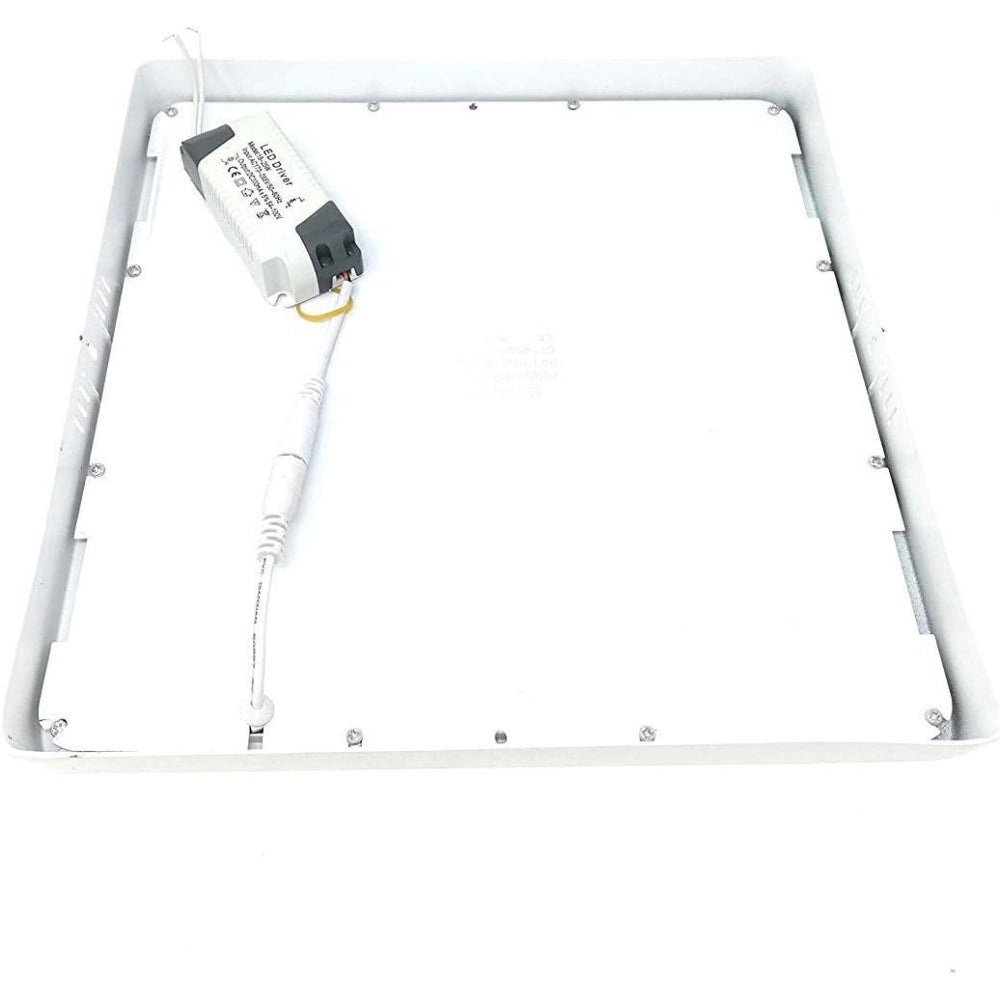 Trade Shop - Plafoniera Led Tonda O Quadrata Da Superficie Pannello Da 25w Caldo Freddo Natur - -bianco Freddo  Quadrato    -