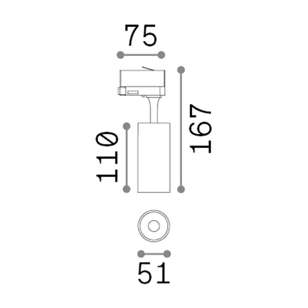 Proiettore Fox On-Off Alluminio-Materie Plastiche Nero Led 8W 4000K