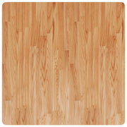 Piano Tavolo Quadrato Marrone Chiaro 90x90x2,5 Rovere Trattato 343033