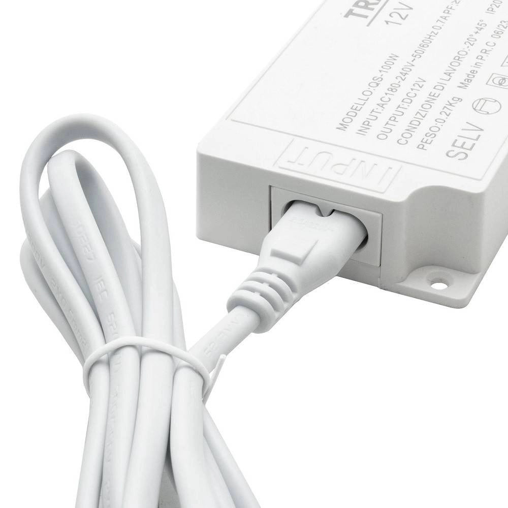 Trade Shop - Kit Doppio Sensore 12/24v Interruttore Senza Contatto Strisce Led Alimentatore 100w -