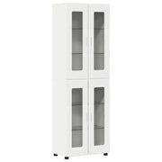 Credenza | Madia | Buffet da pranzo | Armadio da pranzo FLORIN Bianco 60 x 35 x 182 cm Legno multistrato