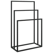 Portasciugamani da terra 48 x 24 x 79 cm ferro nero 02_0005532
