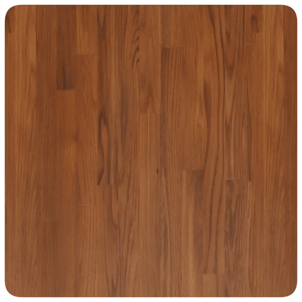 Ripiano a Parete per Lavabo-Mensole a Muro in Acciaio e Massello di Rovere 691453